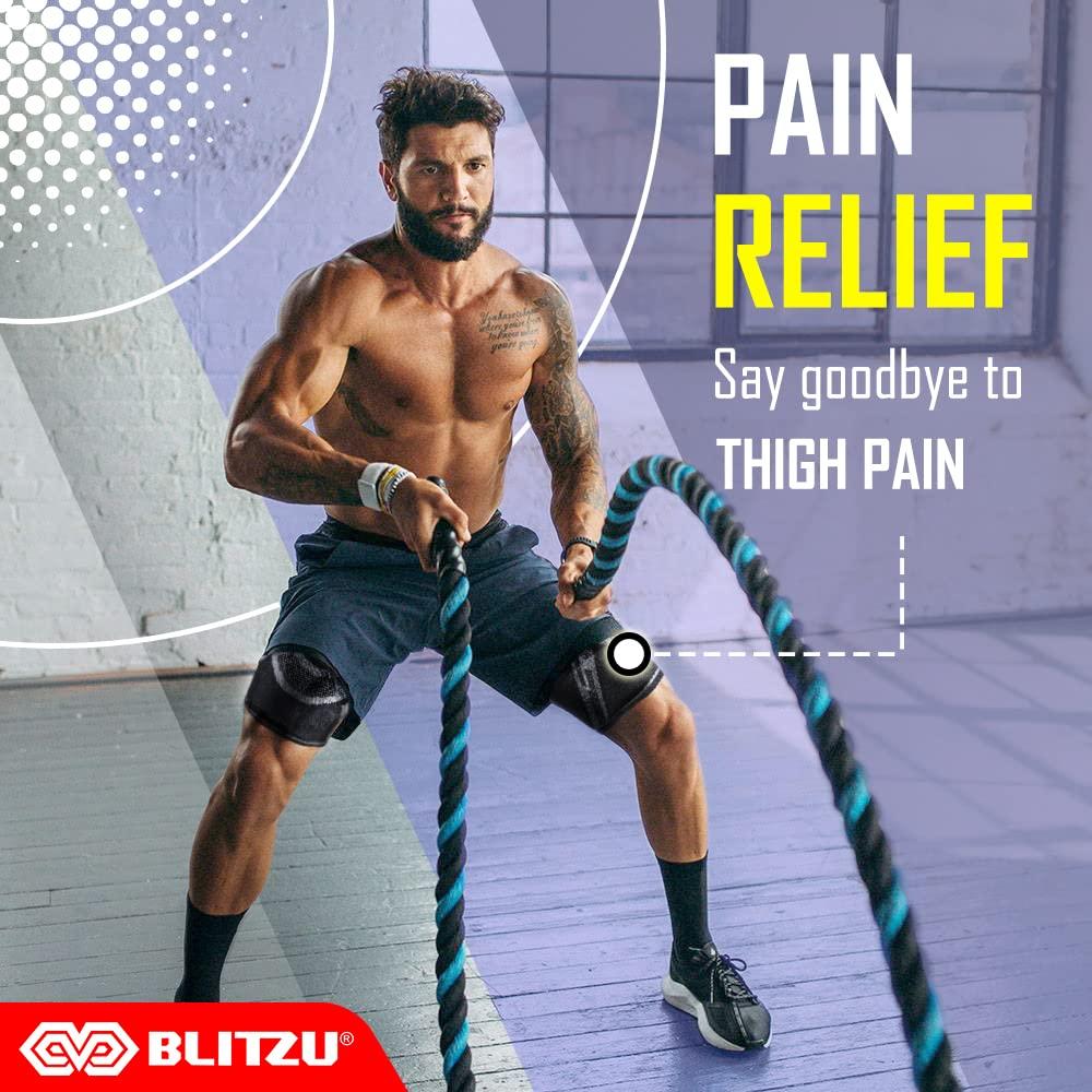 Hamstring Compression Sleeve (Pair) Thigh Compression Sleeves for Men