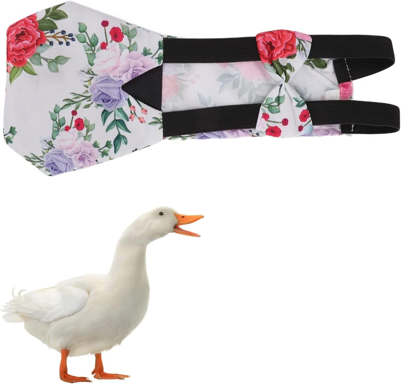 Zerodis Pet Chicken Diapers,Chicken Goose Duck Loose Tight Belt Diapers