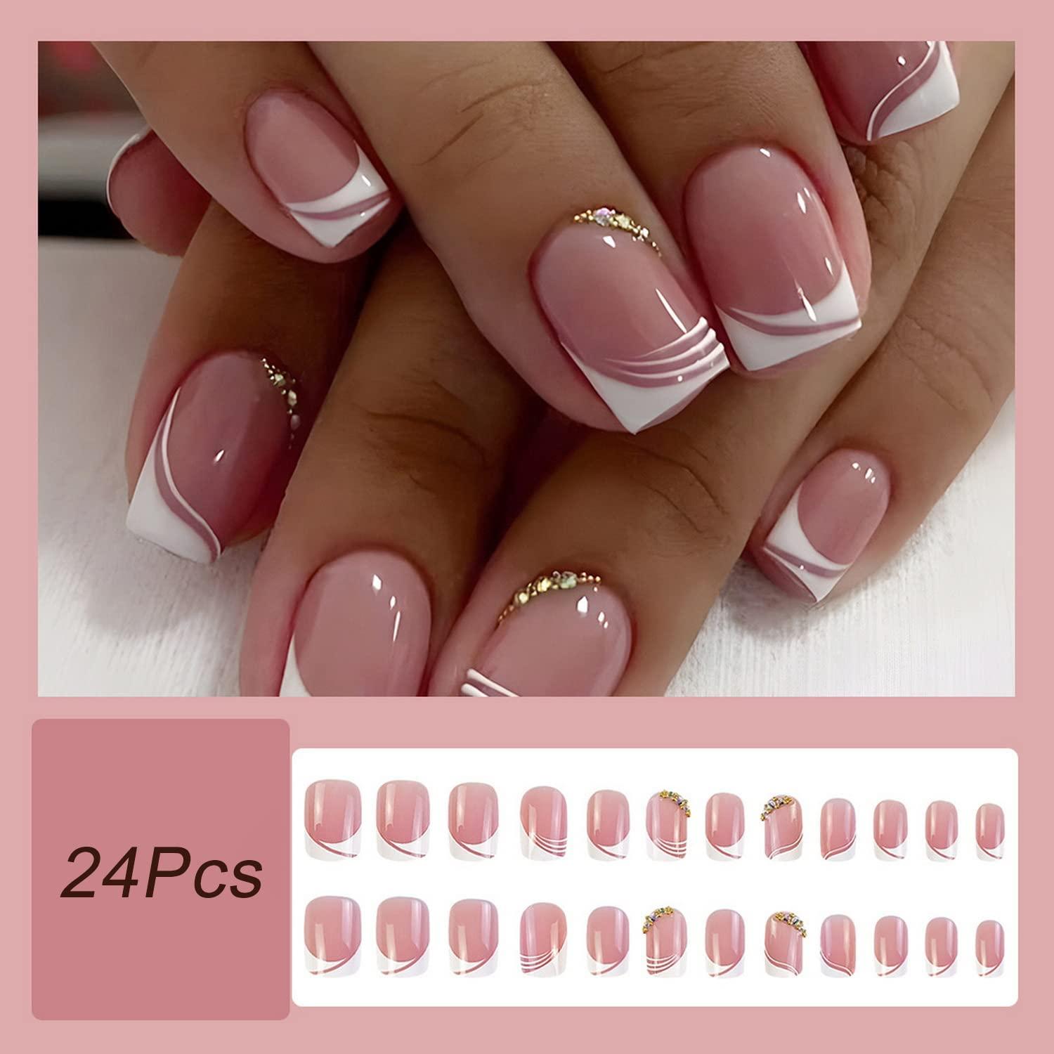 70 Ideas of French Manicure Nail Designs | Art and Design | French manicure  nail designs, Manicure nail designs, French nail designs