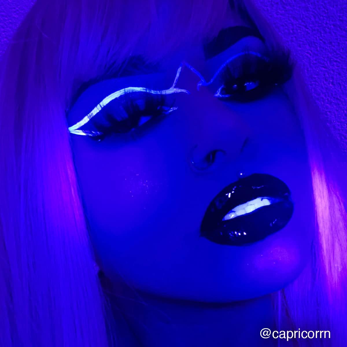 Mehron Makeup Paradise Makeup AQ Face & Body Paint 1.4 oz Celestial - Neon Bluelight Blue