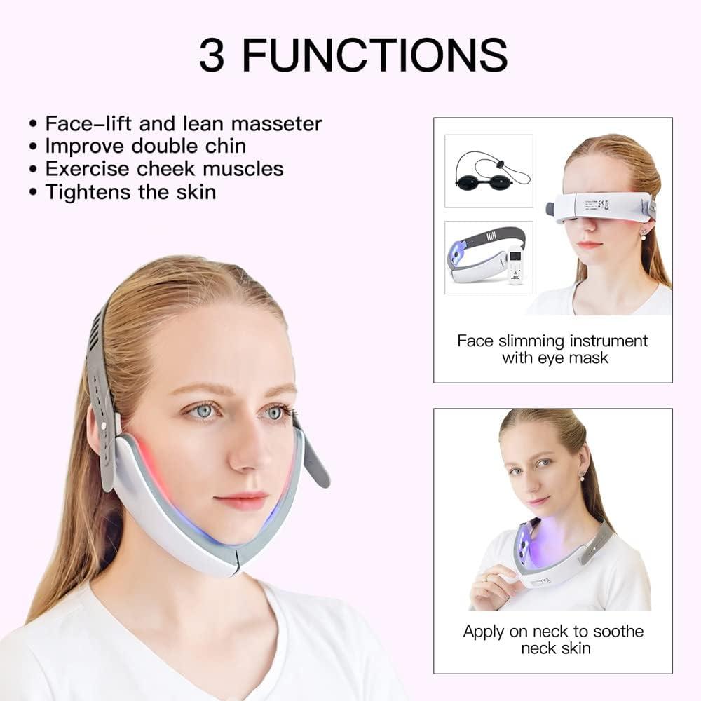 Aimanfun Intelligent Remote Control Sliming Facial Lifting Belt