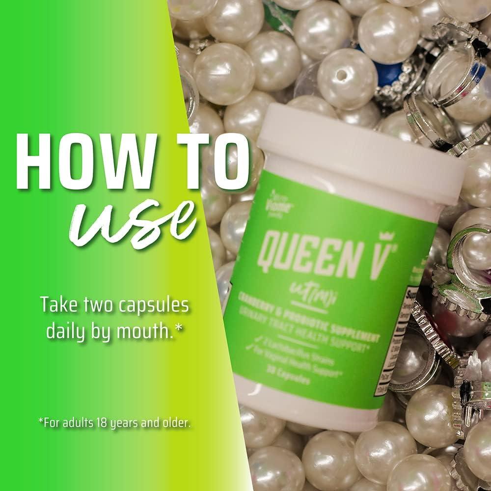 Queen V uT(m) i Probiotics Probiotic Capsule 30 ct 2 strains of