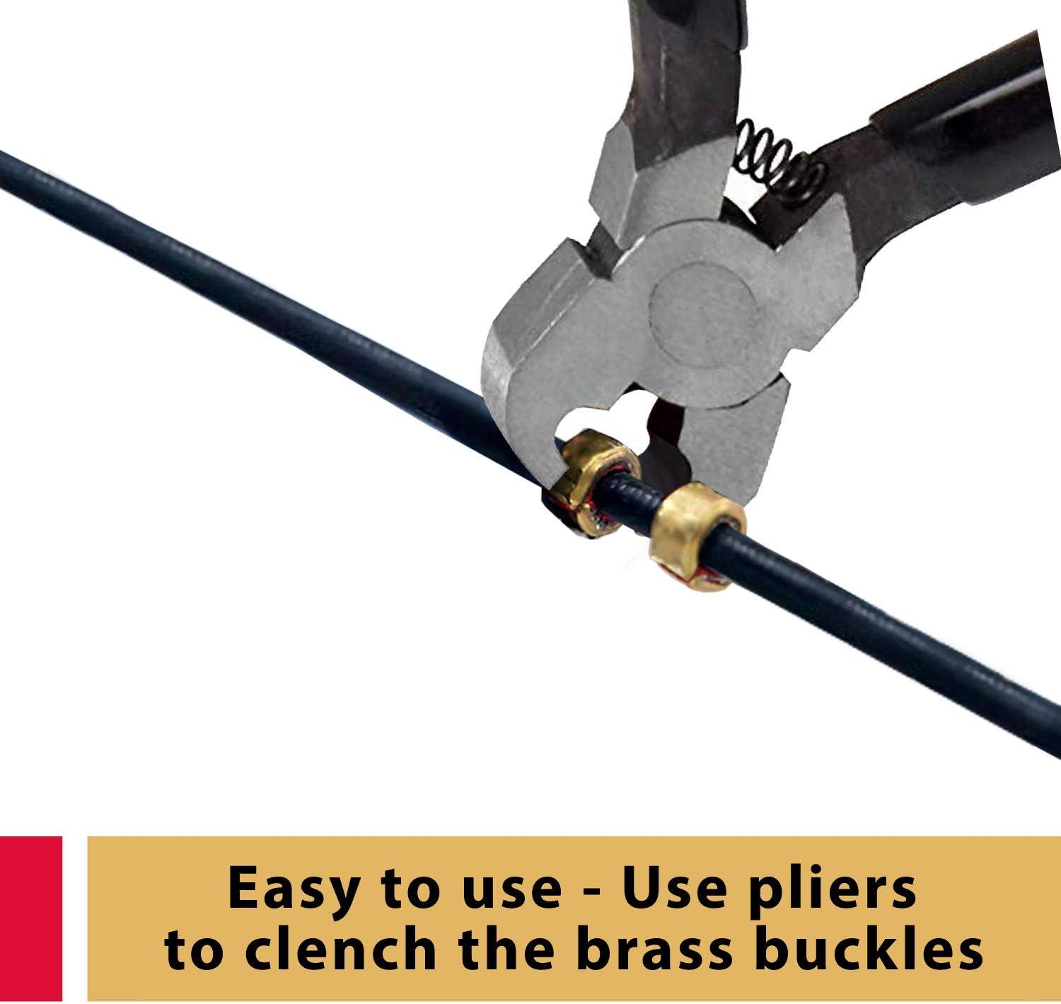 Gerich Archery Bow String Nock Points Buckle Clip Knocks Brass Archery Bow  Accessories 