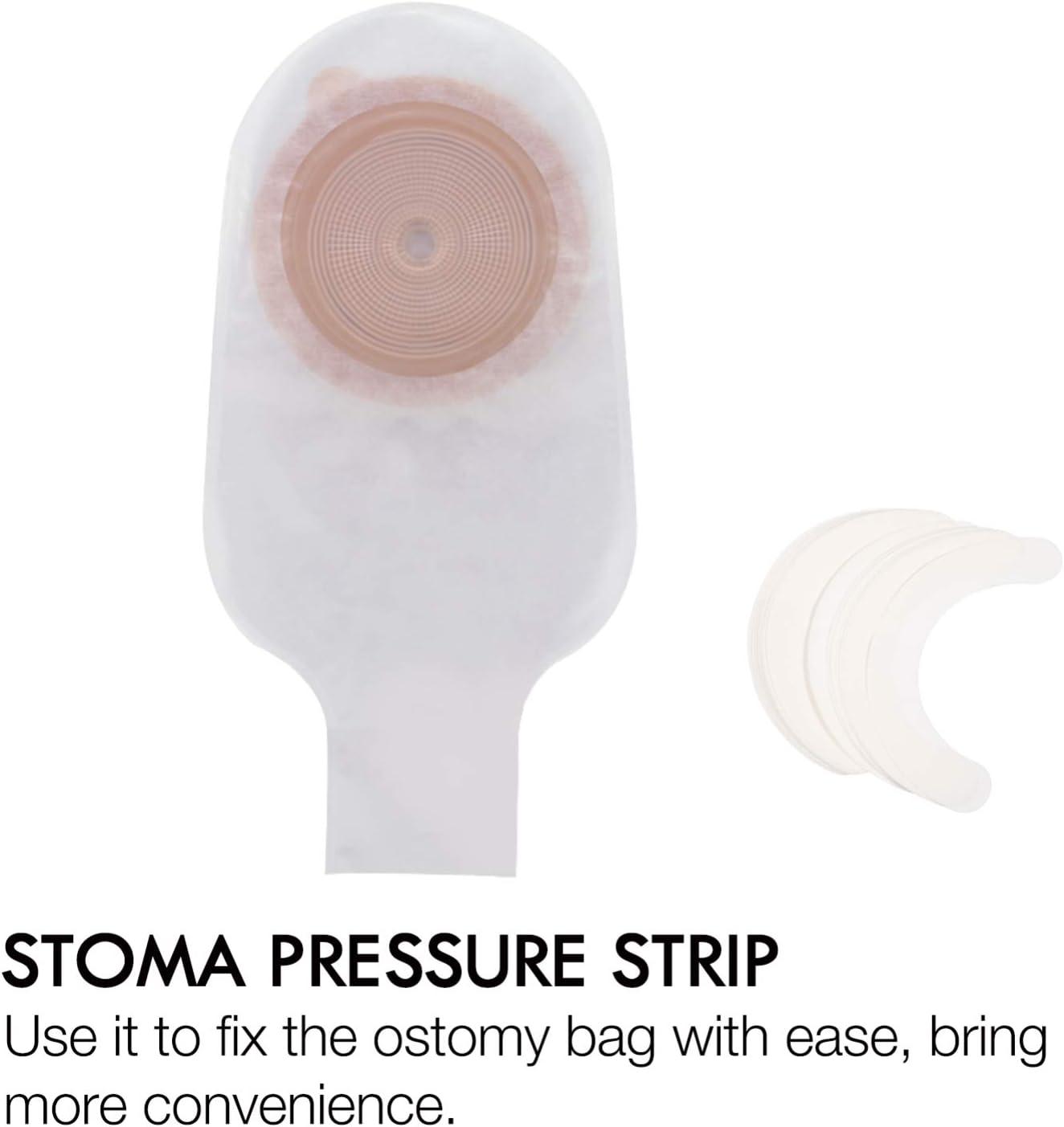 MILISTEN 20Pcs Ostomy Barrier Tape Stoma Pressure Strips Ostomy Barrier