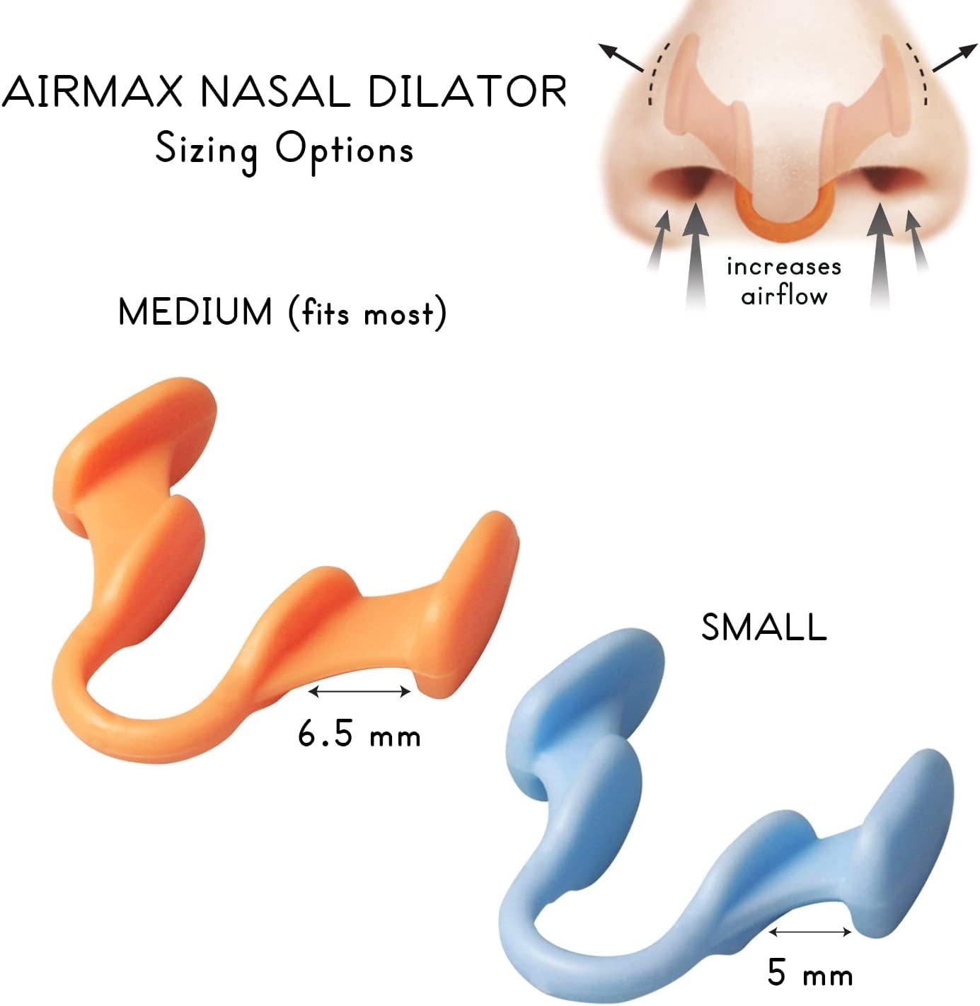 AIRMAX Nasal Dilator Medium Natural Anti Snoring Device for Better