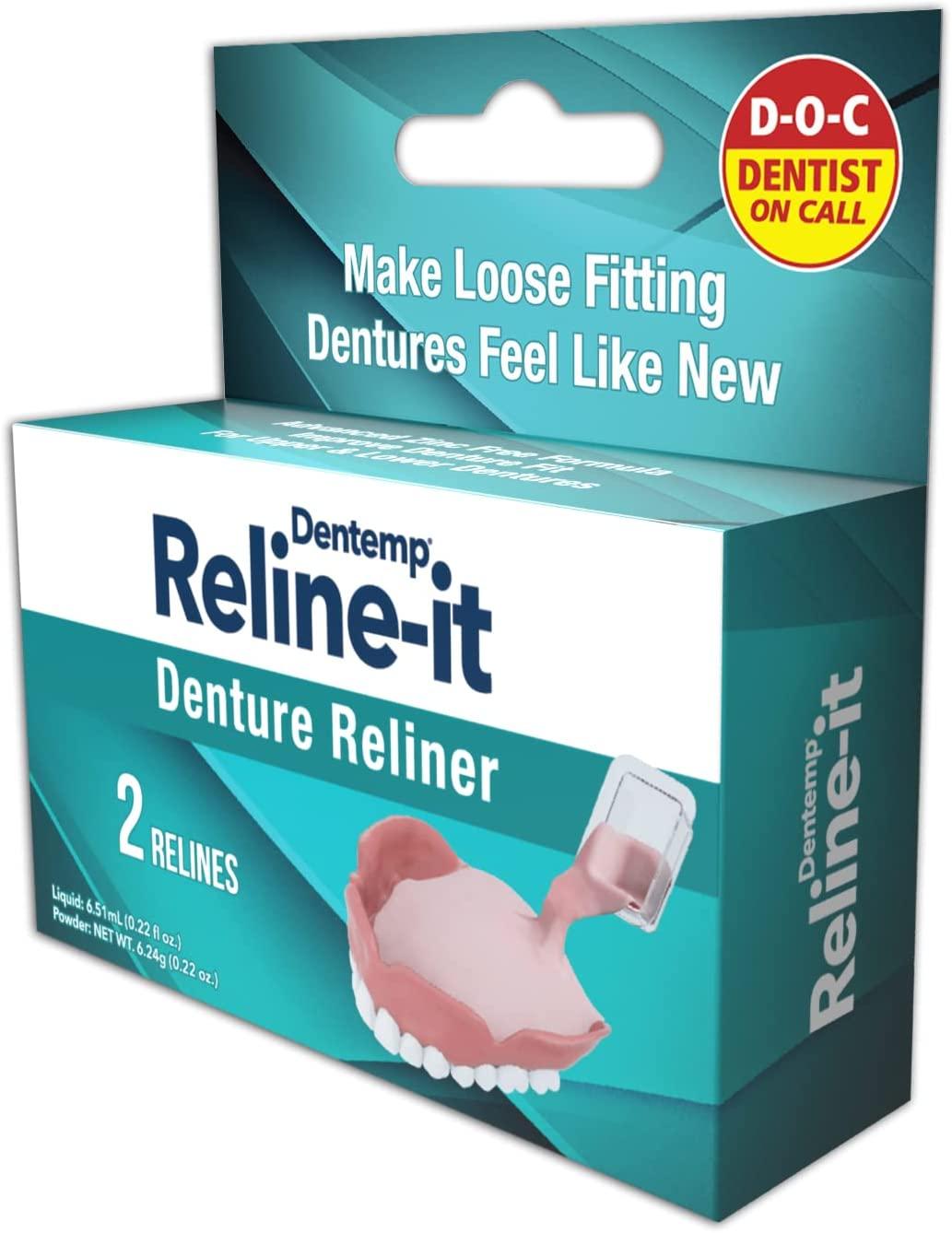 Dentemp RelineIt EasytoUse Denture Reliner for a Comfortable Fit