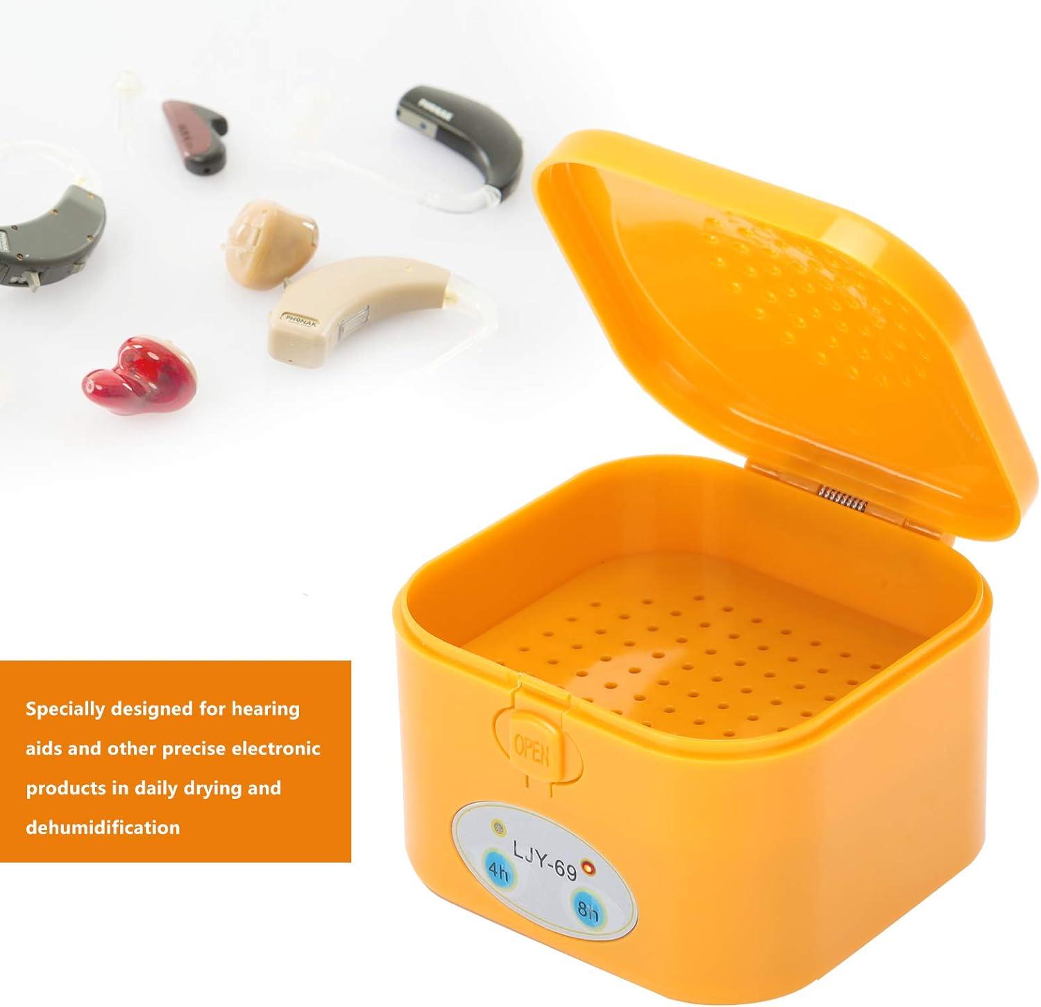 Electric Hearing Aids Dryer Dehumidifier Drying Box Case Elderly