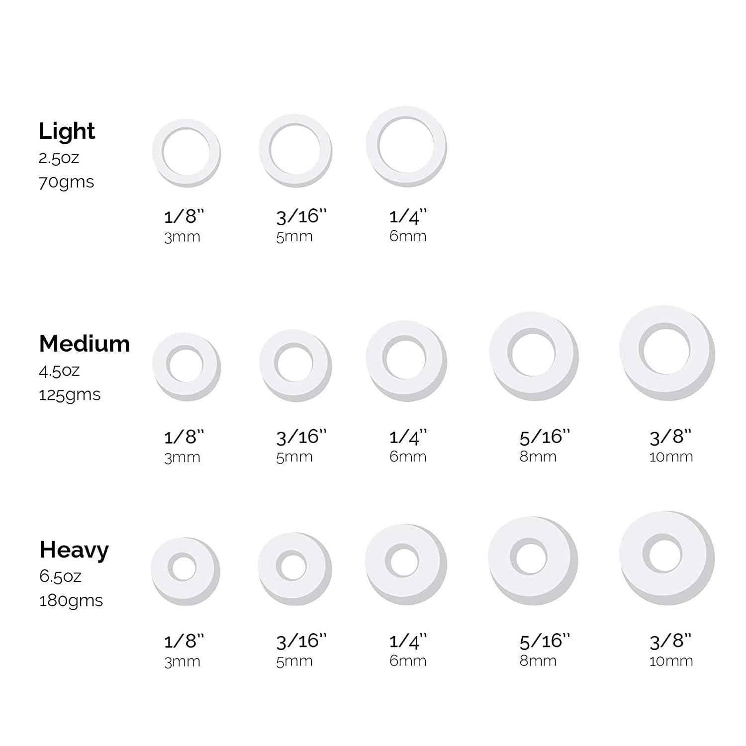 JMU Orthodontic Elastics 3/16 Inch Medium 4.5oz 500 pack Intraoral Elastic Bands Latex Free