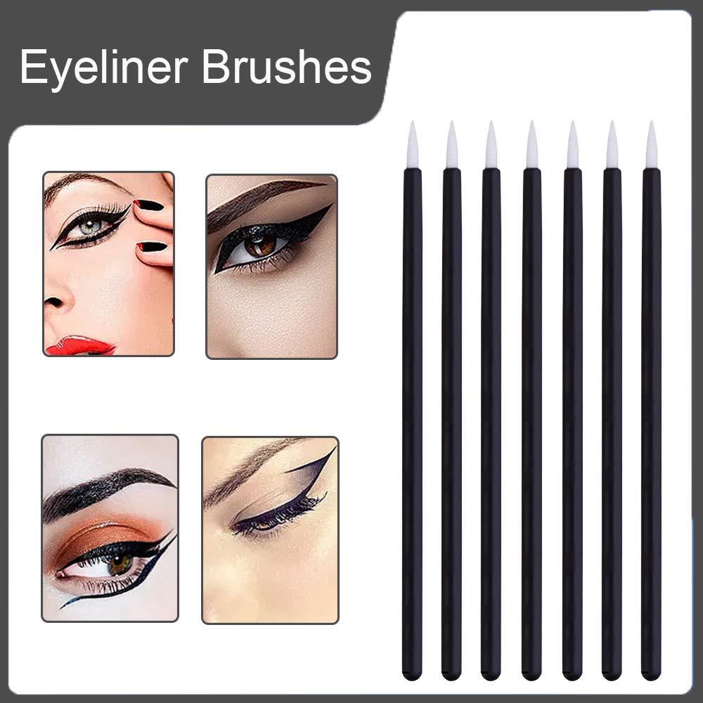 50/100Pcs Disposable Eyeliner Brushes Eye Makeup Liquid Wand Applicator Eye  Liner Liquid Wand Fiber Cosmetic Mascara Wands - AliExpress