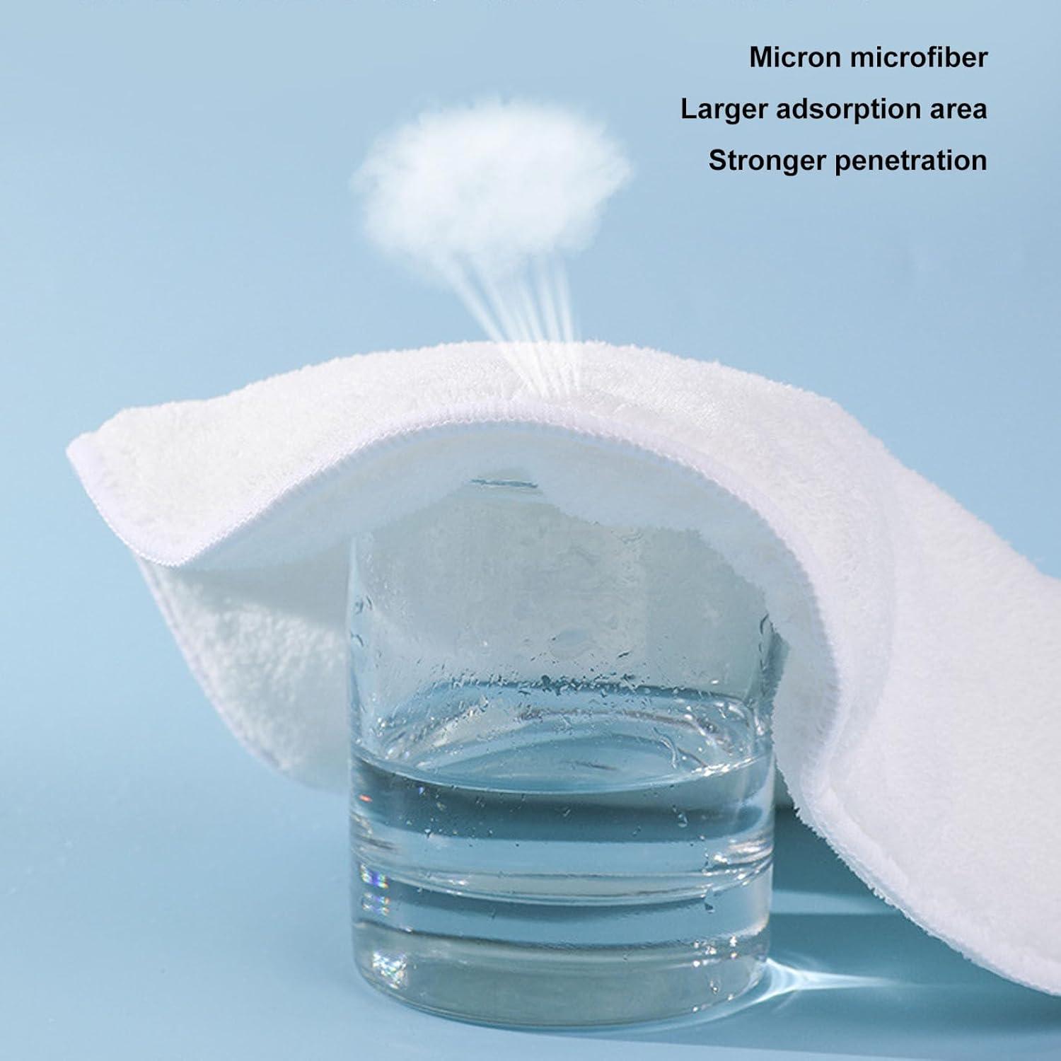 Hot Compress Face Cloth Masks - 4 Pack Microfiber Beauty Towels for ...