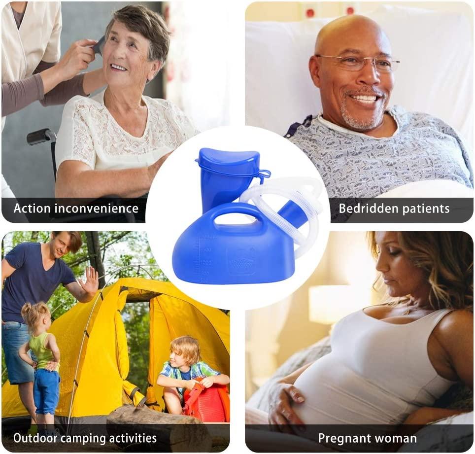 Portable Urinal with Screw Top for Women & Men, 68 OZ Toilet