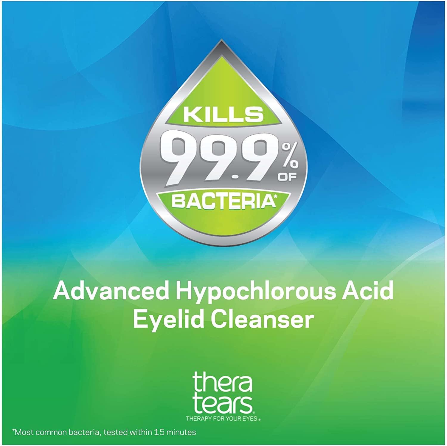 TheraTears SteriLid Antimicrobial Eyelid Cleanser 2 Fl Oz Gentle