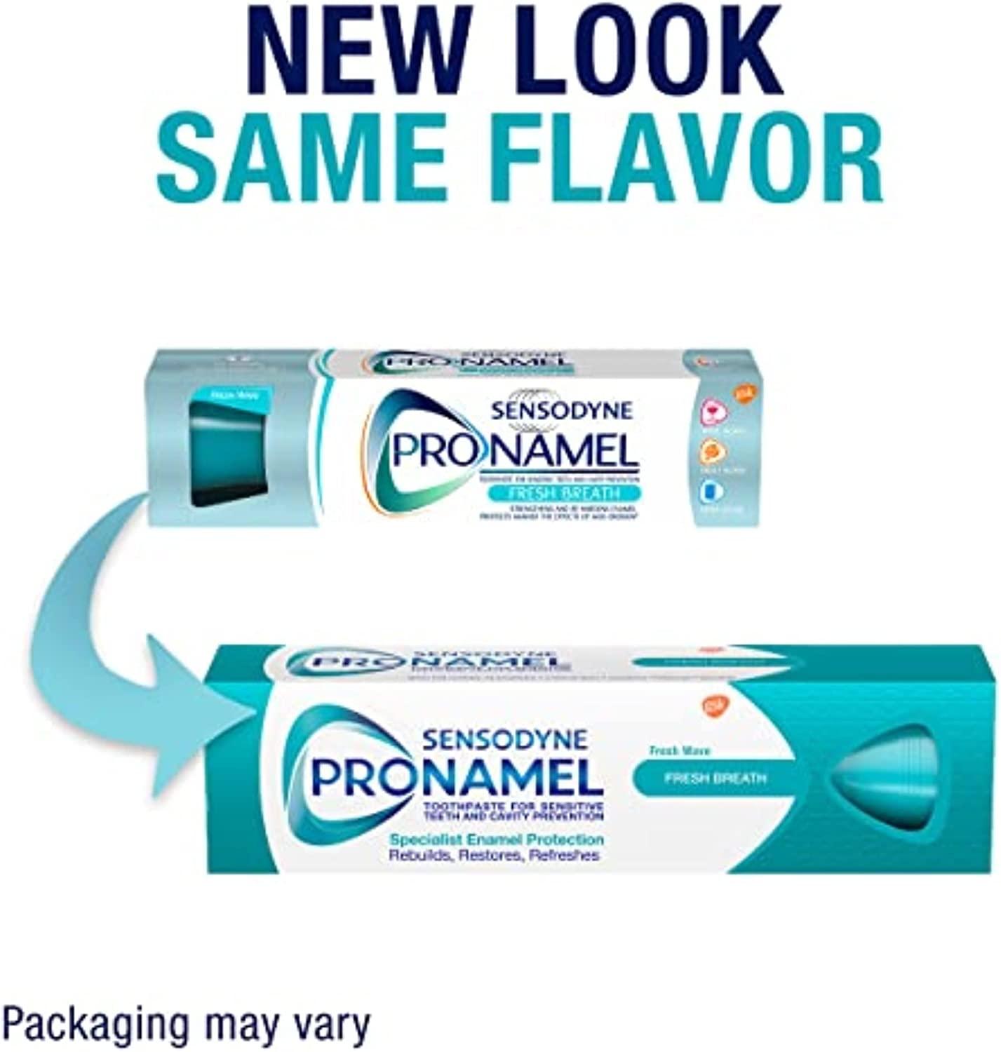 Sensodyne Pronamel Fresh Breath Enamel Toothpaste for Sensitive Teeth