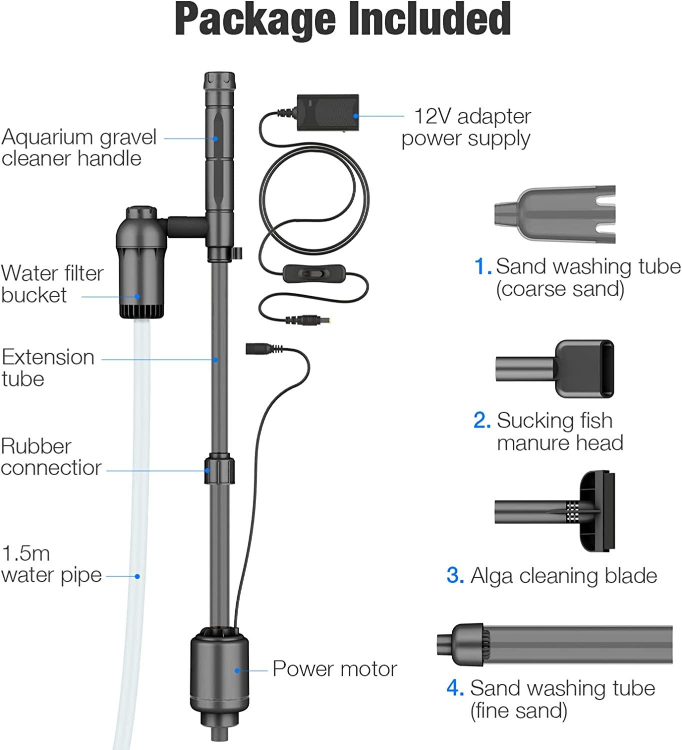 Automatic top gravel cleaner