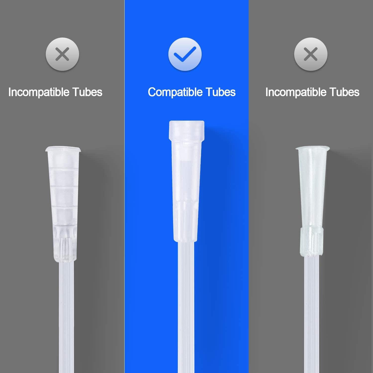 5Pack Oxygen Tubing Swivel Connectors Prevent Tangling and Easily Connect Oxygen Tubes