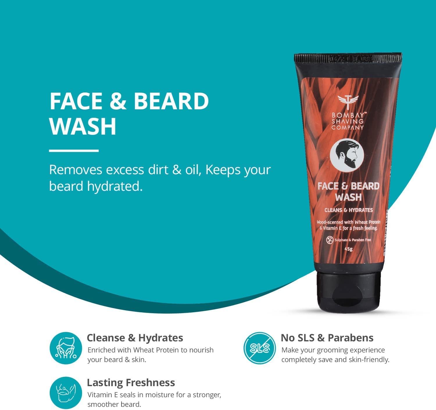 Bombay Shaving Company 6in1 Beard Grooming Kit for Men Face and