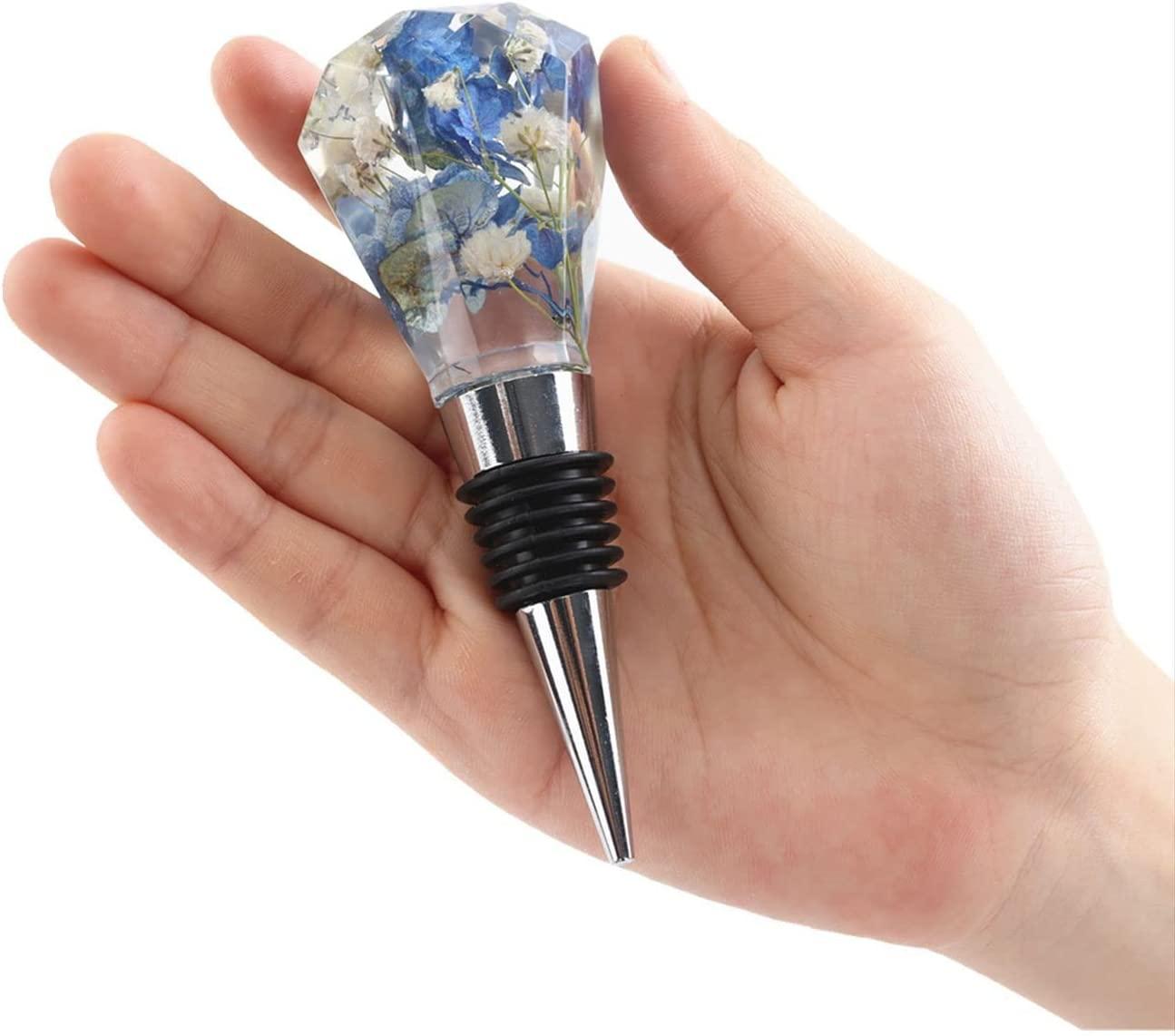 Geometric Spherical Bottle Stopper Resin molds,5Pcs Wine Bottle Stopper