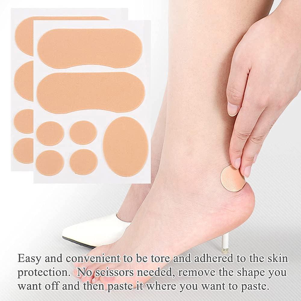 10 Sheets Moleskin for Feet Foot Care Tape Waterproof Adhesive Foam Blister Prevention Patches