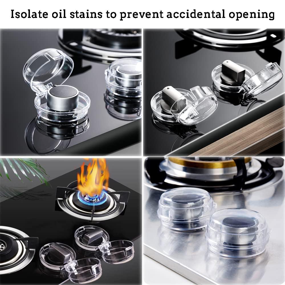 Stove Knob Covers, Gas Stoves Knobs Safety Guards, The Cover Isolate