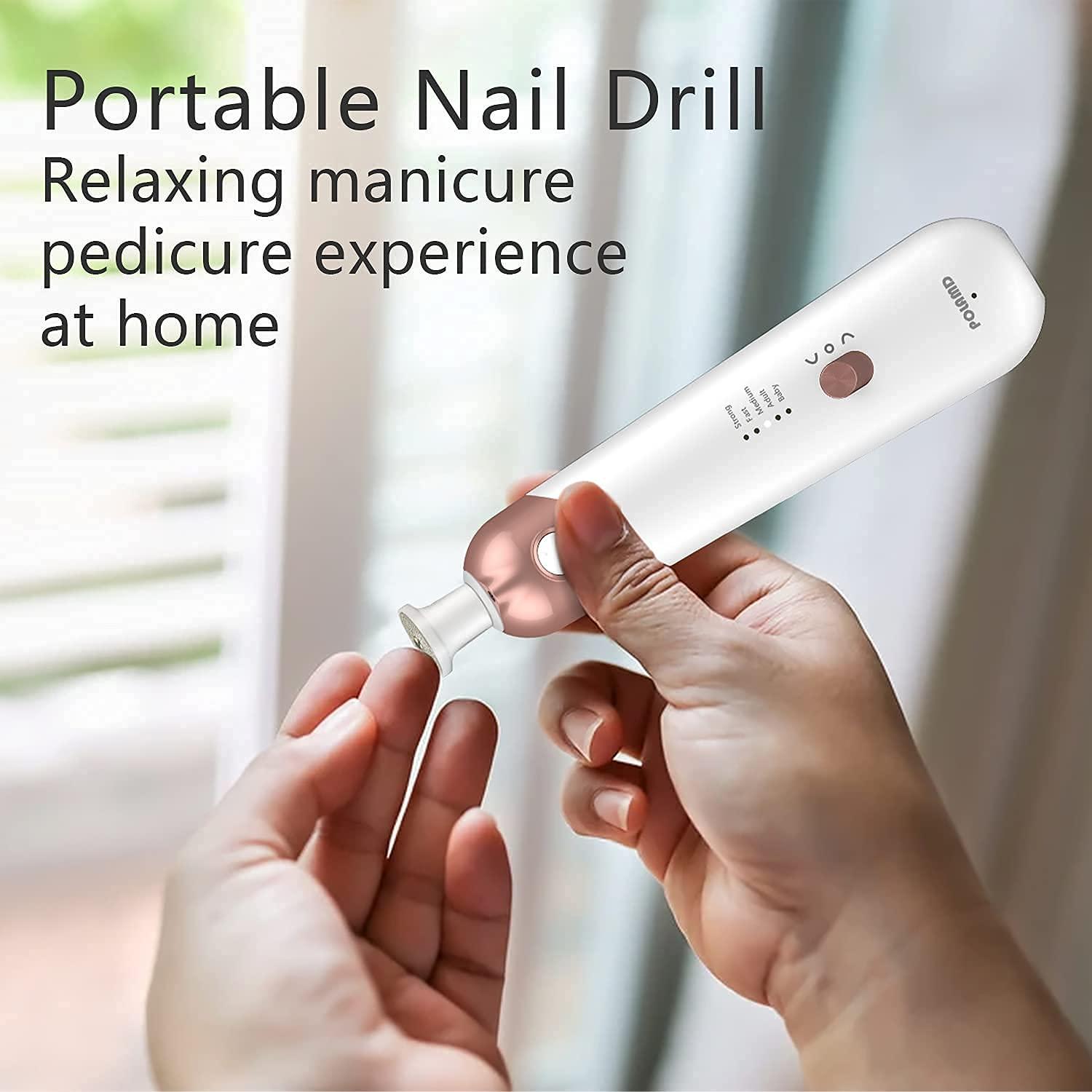 Zodaca Electric Nail Art Salon Manicure Machine Pedicure Drill File Polish  Tool Set Kit 