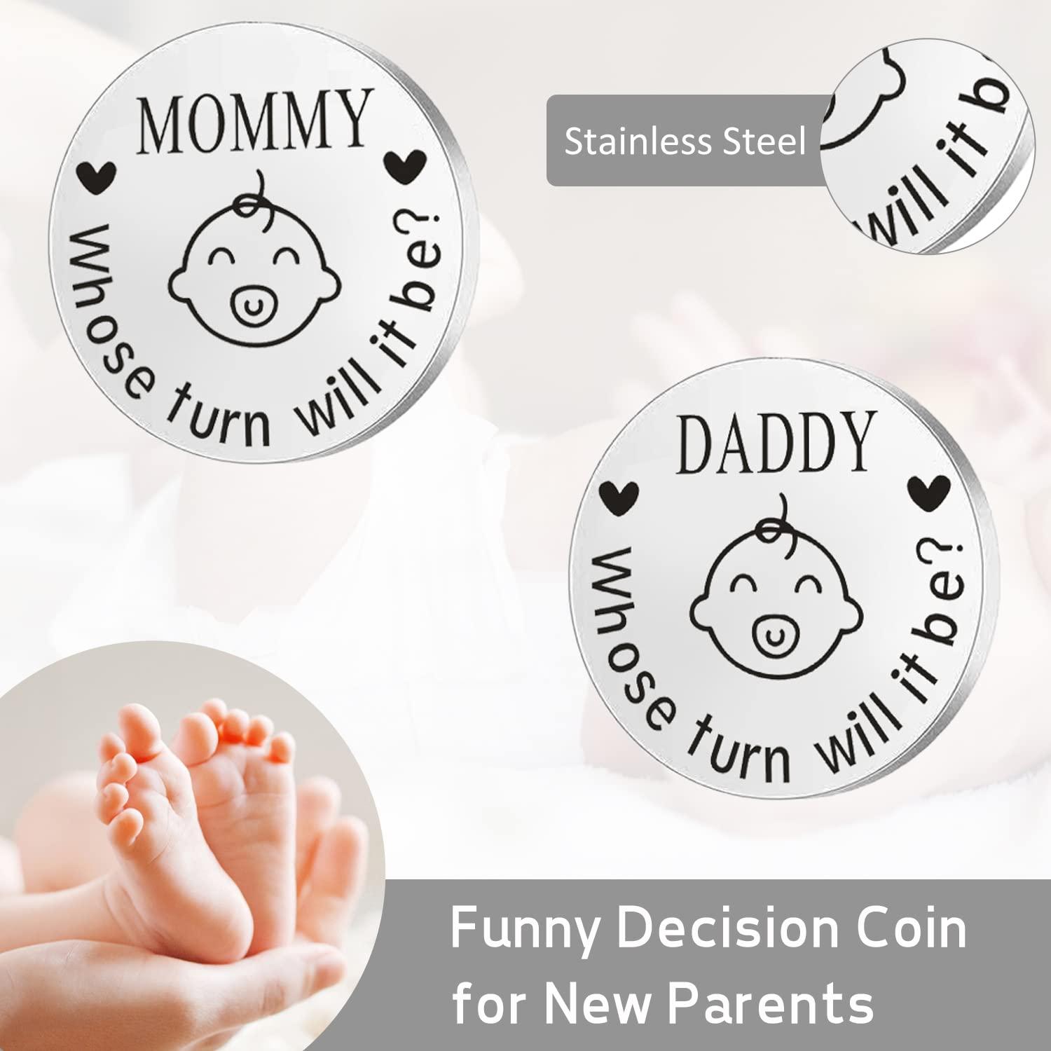Pregnancy Gift Est 2022-New Parents Gifts Set Pregnancy Announcement-New  Mom Gifts Basket for Baby Shower Gender Reveal-Mom & Dad Mugs, Decision  Coin, Baby Ultrasound Frame, Onesie, Bib, Socks