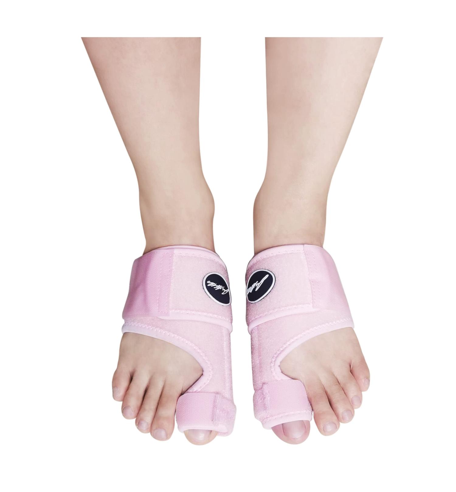 Toe Straightener Foot Brace Adjustable Foot Wrap and Big Toe Brace to