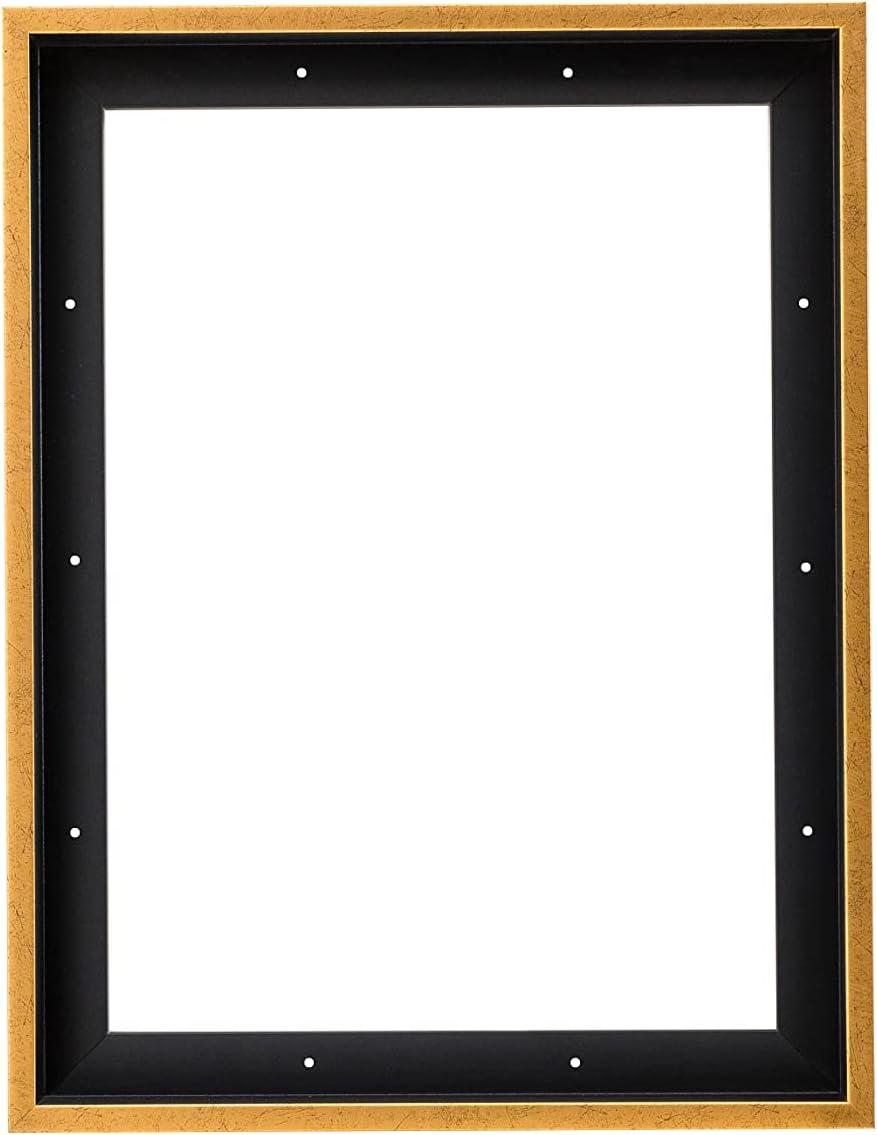 Pixy Canvas 11x14 inch Floater Frame for 1.5 Deep Canvas Paintings Wood  Panels & Stretched Canvas Boards. 4 Colors Available (Rustic Gold 11 x 14)  Rustic Gold 11 x 14
