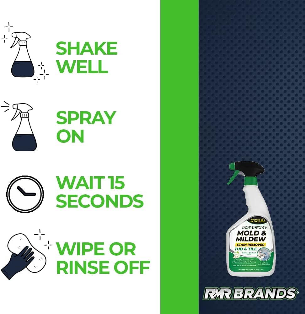 RMR Tub and Tile Cleaner, Mold & Mildew Stain Remover, Industrial