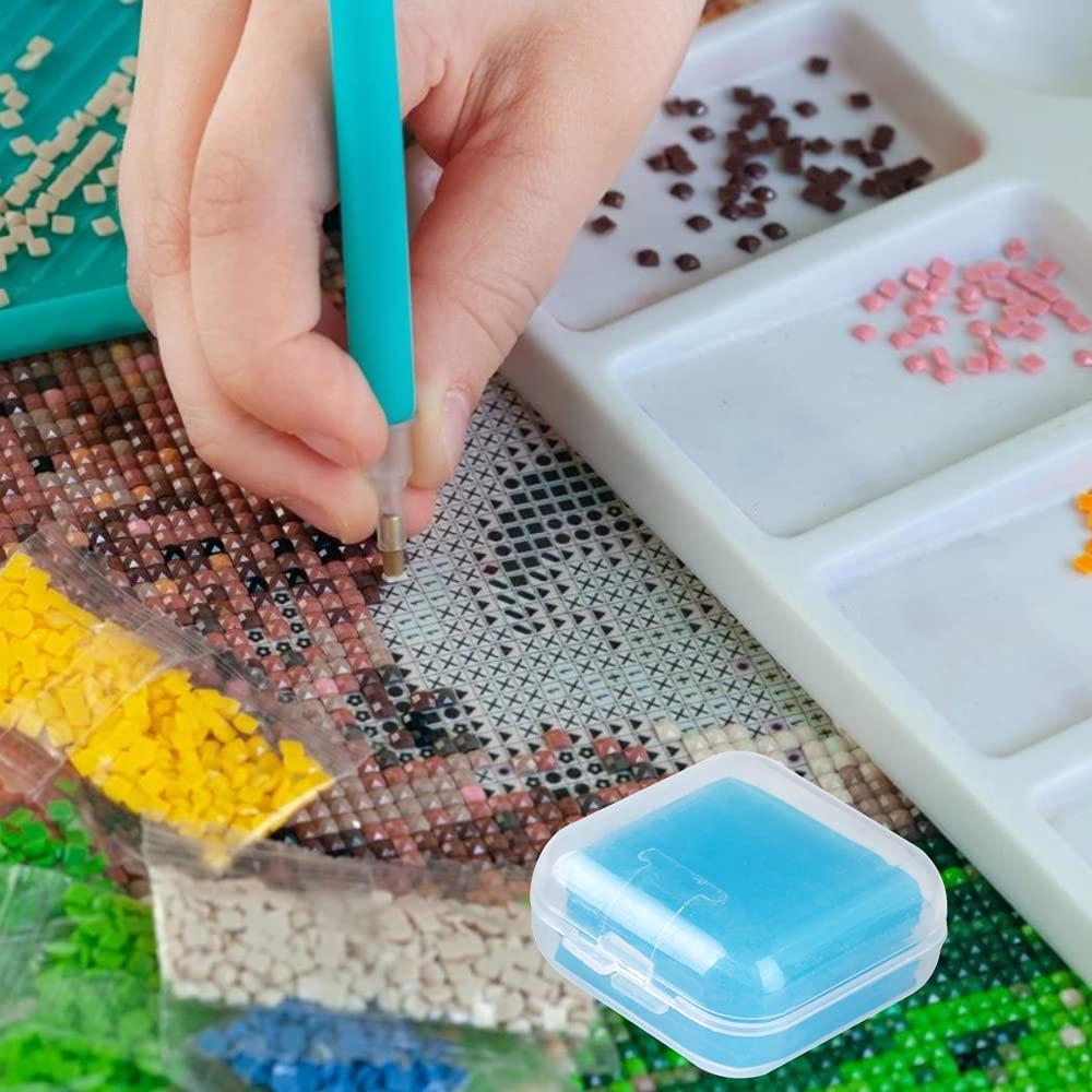 3 Pcs DIY Painting Glue Clay, Diamond Painting Glue for Handcraft Diamond  Painting, Diamond Painting Wax Diamond Painting Drilling Embroidery  Cross-Stitch Tool,purple,purple，G26601 