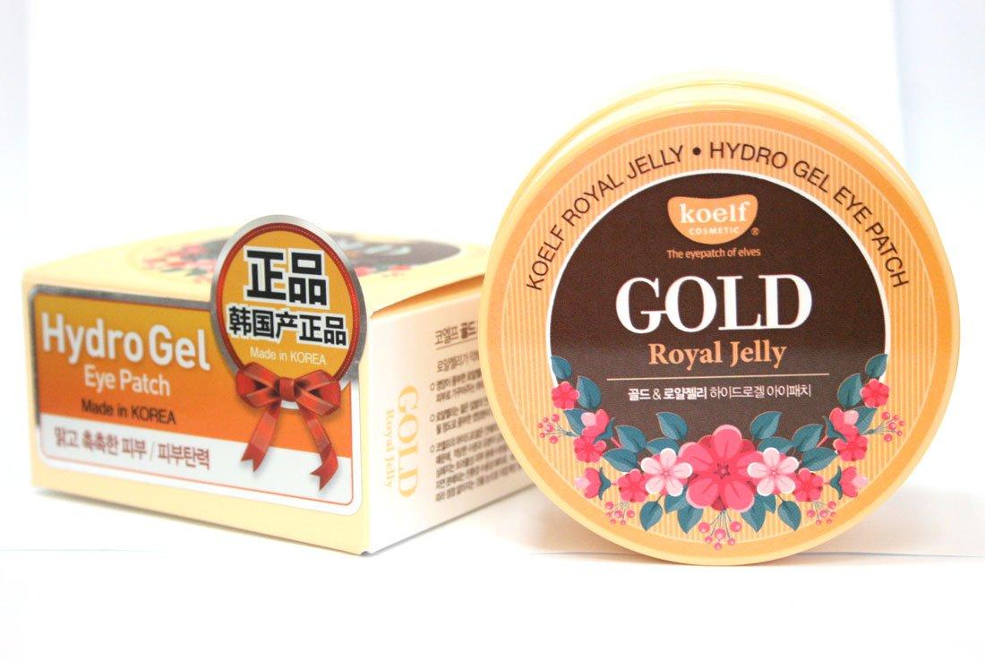 Koelf Gold Royal Jelly Hydro Gel Eye Patch 60 Patches for Renewed Eyes