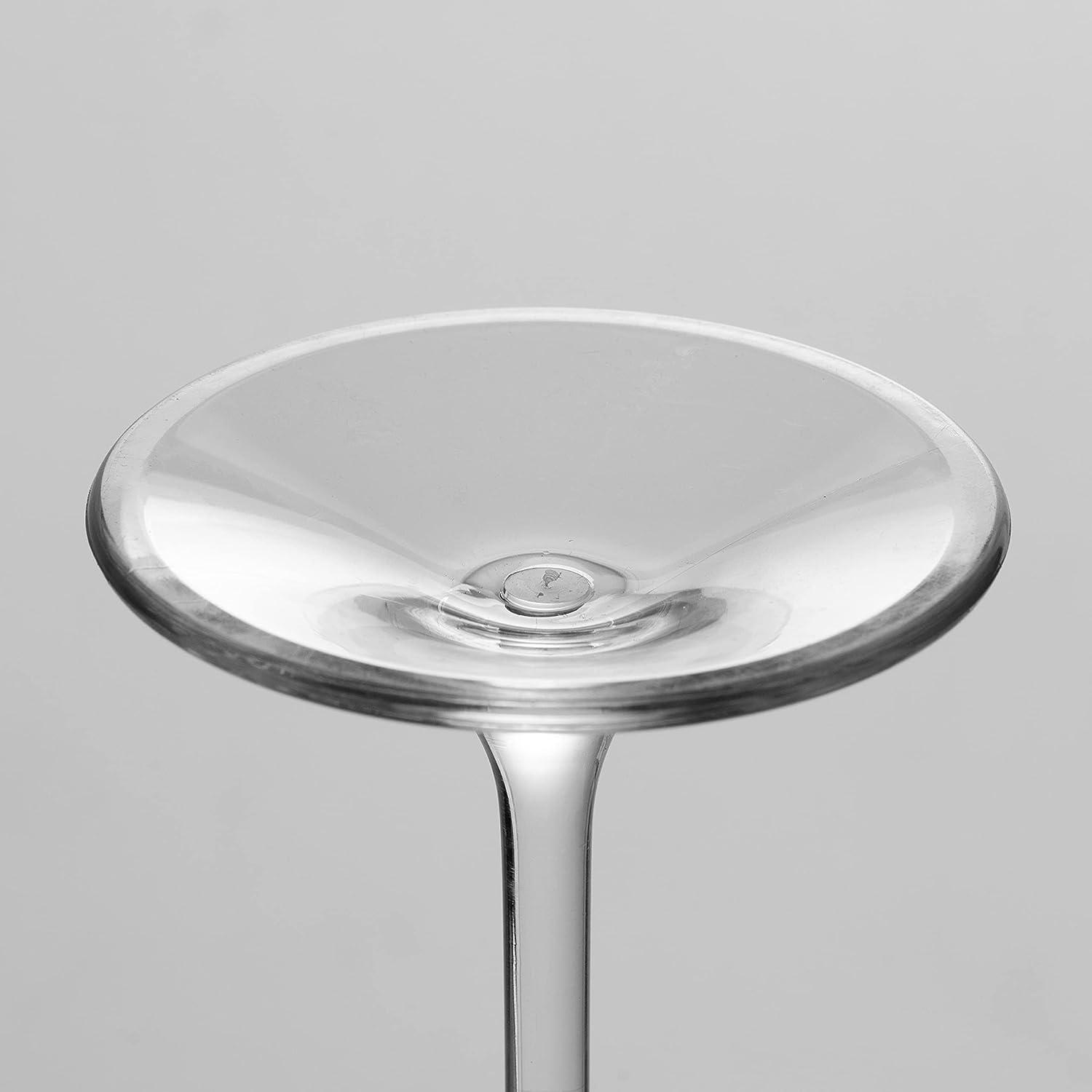 Set of 4 Clear Plastic Wine Glasses with Stem (12 oz) - Non-Disposable,  BPA-Free, Unbreakable Tritan Glasses for Parties and Outdoor Use | Buy Now  with Express International Delivery | GoSupps.com