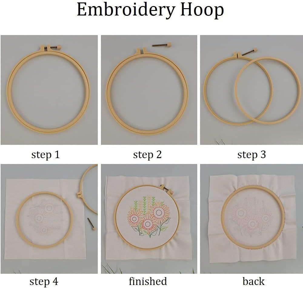 Cat Embroidery Kit for Beginner Beginner Embroidery Kit, Cross Stitch Pet  Embroidery Full Kit With Needlepoint Hoop DIY Craft Kit 