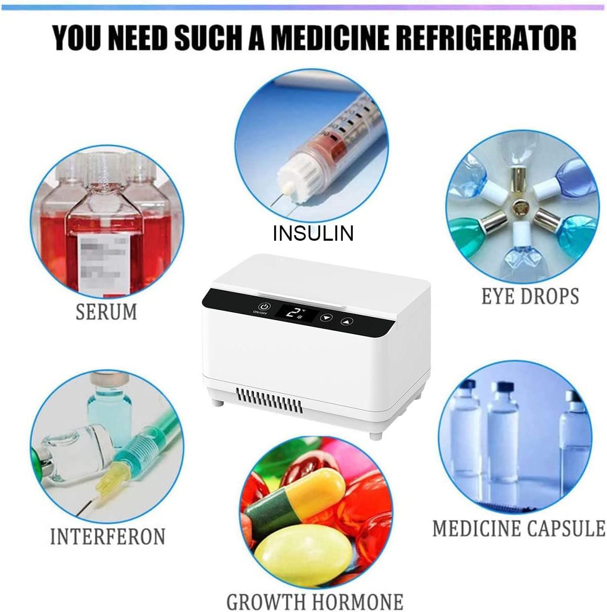 Medicine Refrigerator and Insulin Cooler for Car, Travel, Home