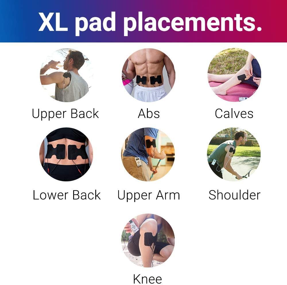 TENS Unit and EMS Muscle Stimulator Combination for Pain Relief