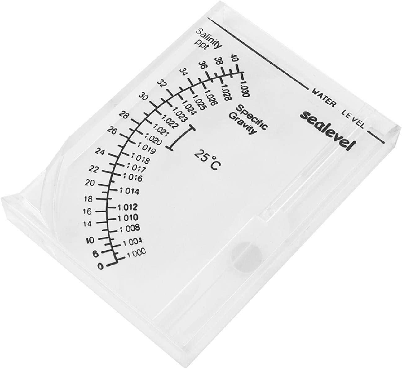 GLOGLOW Accurate Hydrometer Salinity Meter for Aquarium Fish Tank