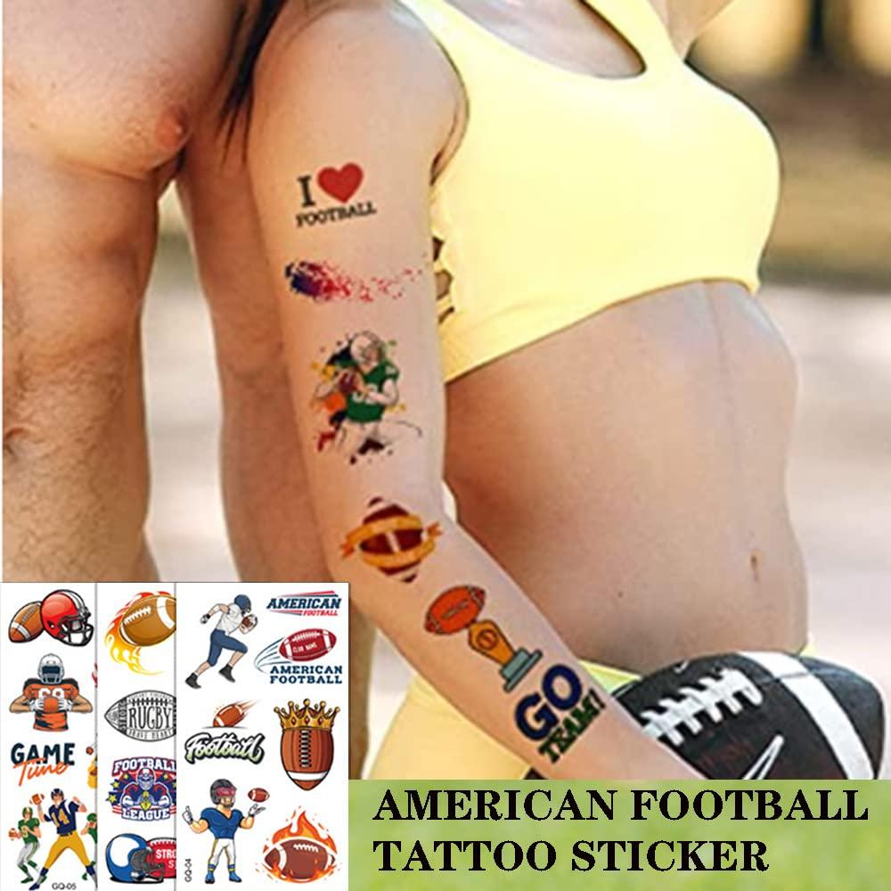 15 Best Football Tattoo Designs for Sports Lovers! | Football tattoo, Small  tattoos for guys, Tattoo designs