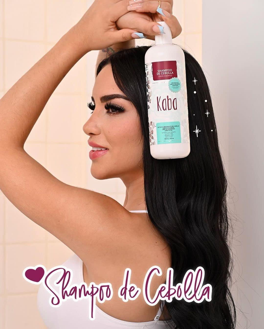 Kaba KABA Onion Shampoo Nourishing Hair Care with Natural Ingredients