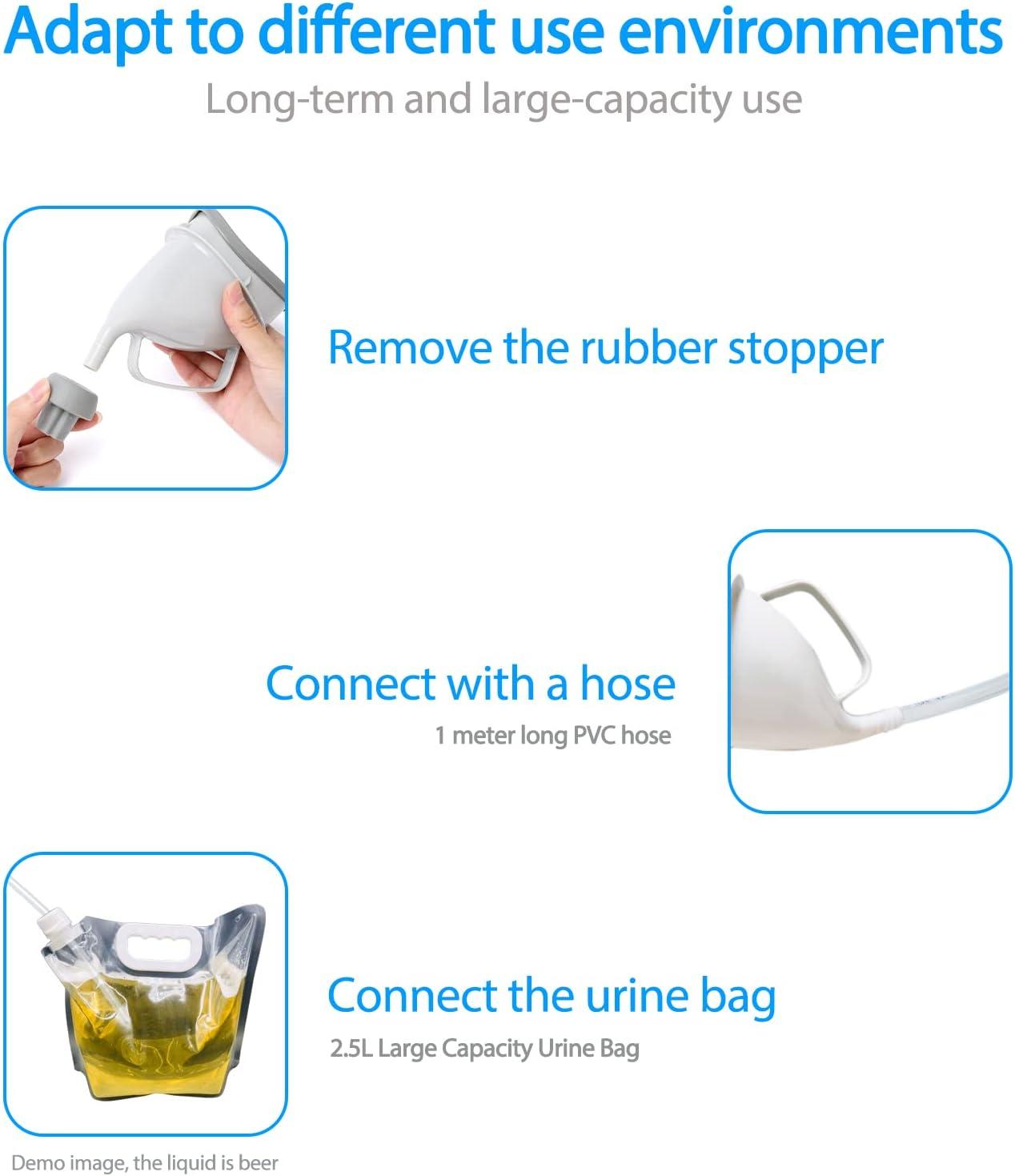 Female Urinals, Portable Pee Funnel for Elderly Incontinence Home