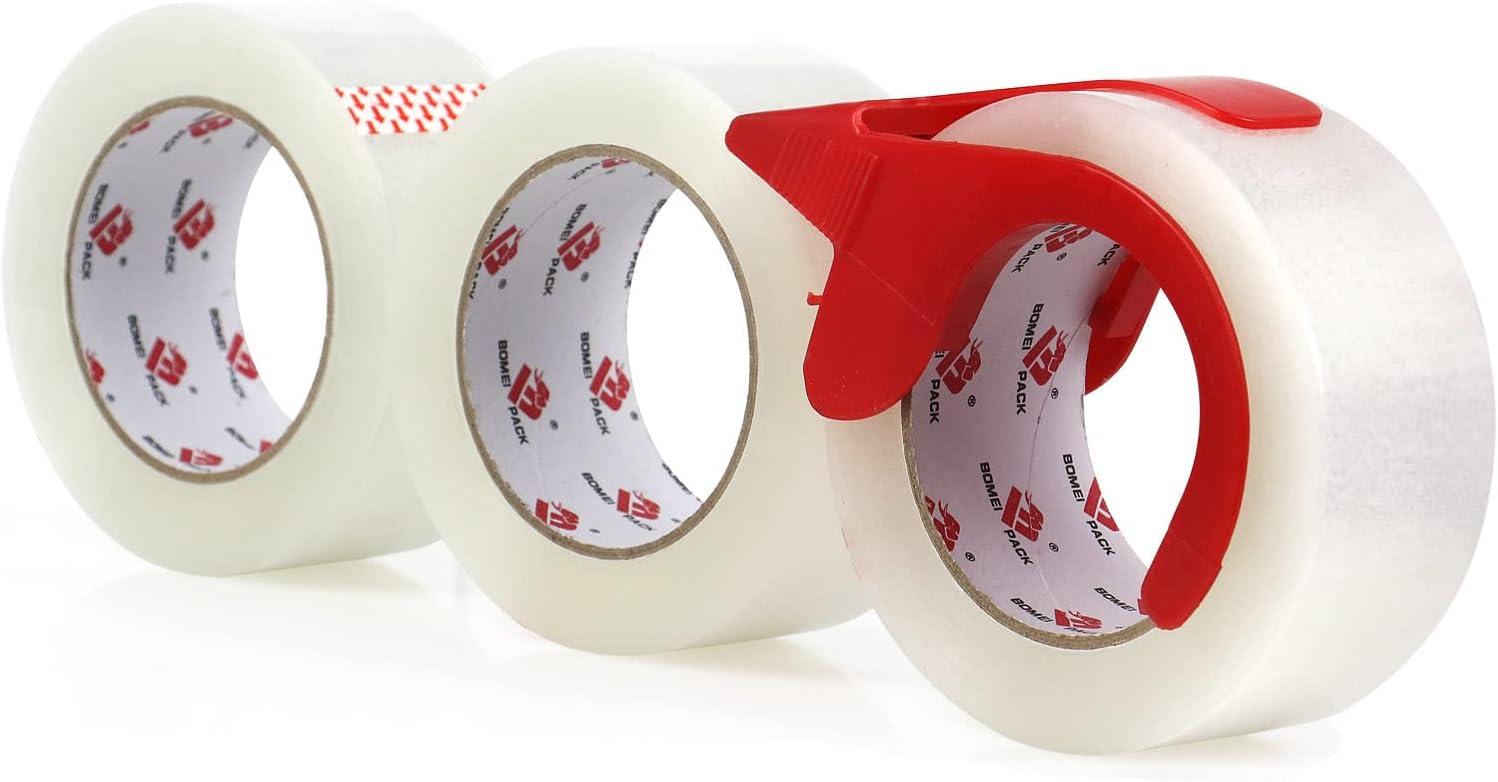 AM-Ink 6 Rolls Clear Packing Tape - 110 Yards Per Roll - 2" Wide X 2.0 Mil Thick - View #2