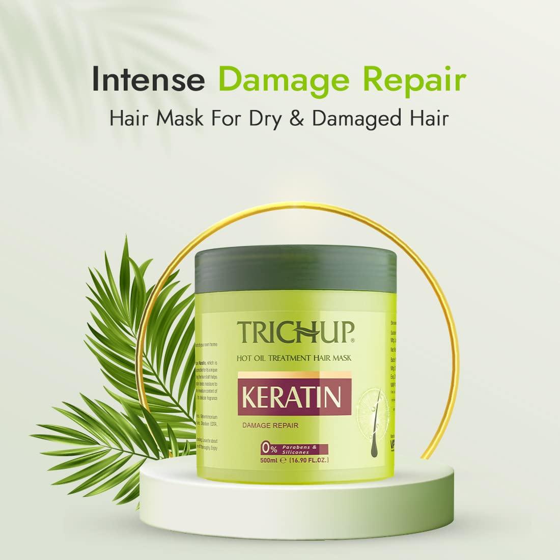 Trichup Keratin Hot Oil Treatment Hair Mask For Flexible Strong