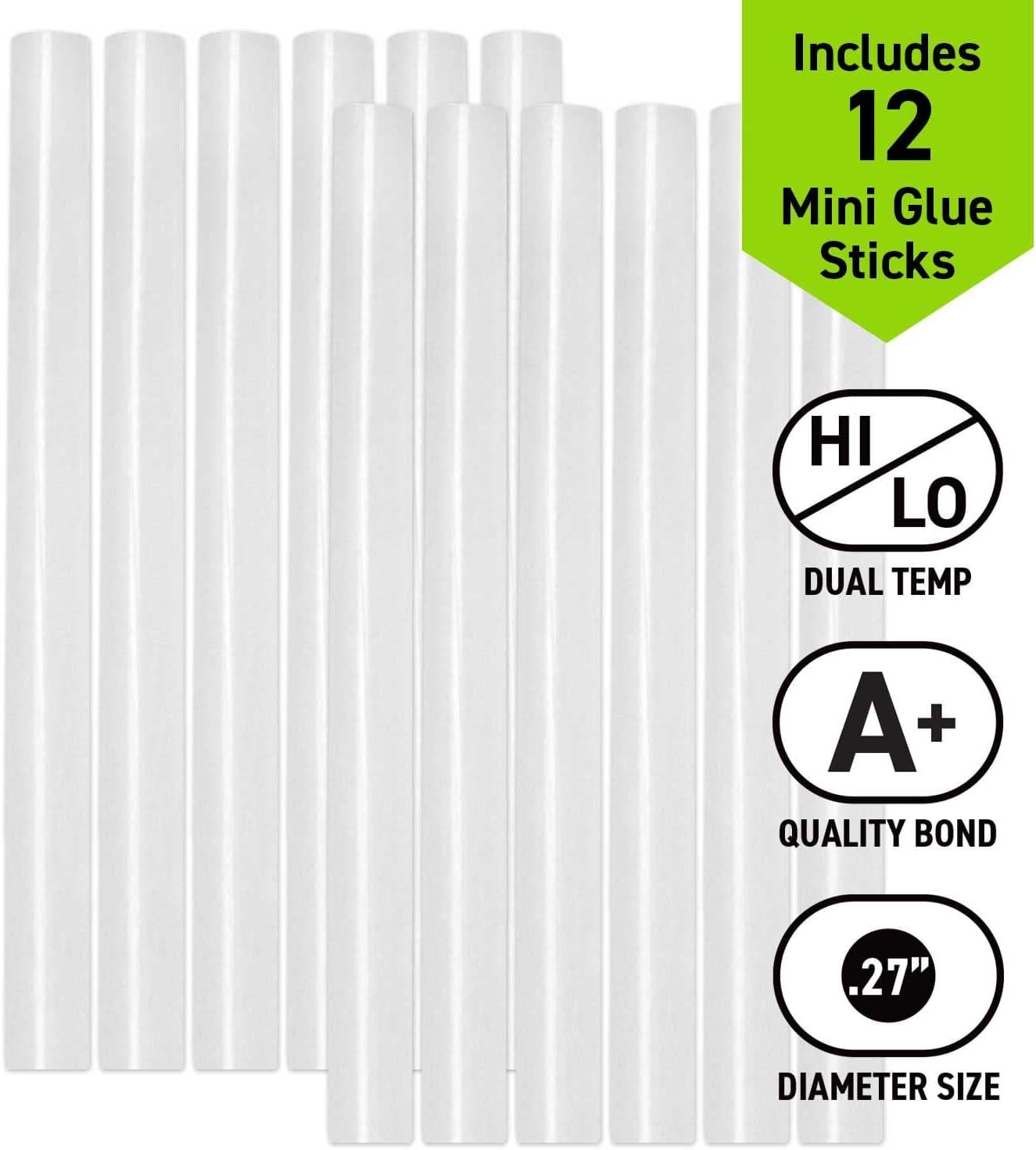Surebonder All-Temp Color Stik Mini Glue Sticks 12/Pkg