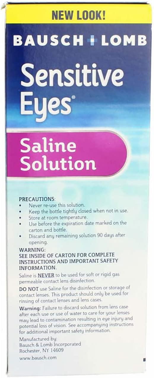 Bausch + Lomb Saline Solution for Sensitive Eyes - 12 fl oz (355 ml ...