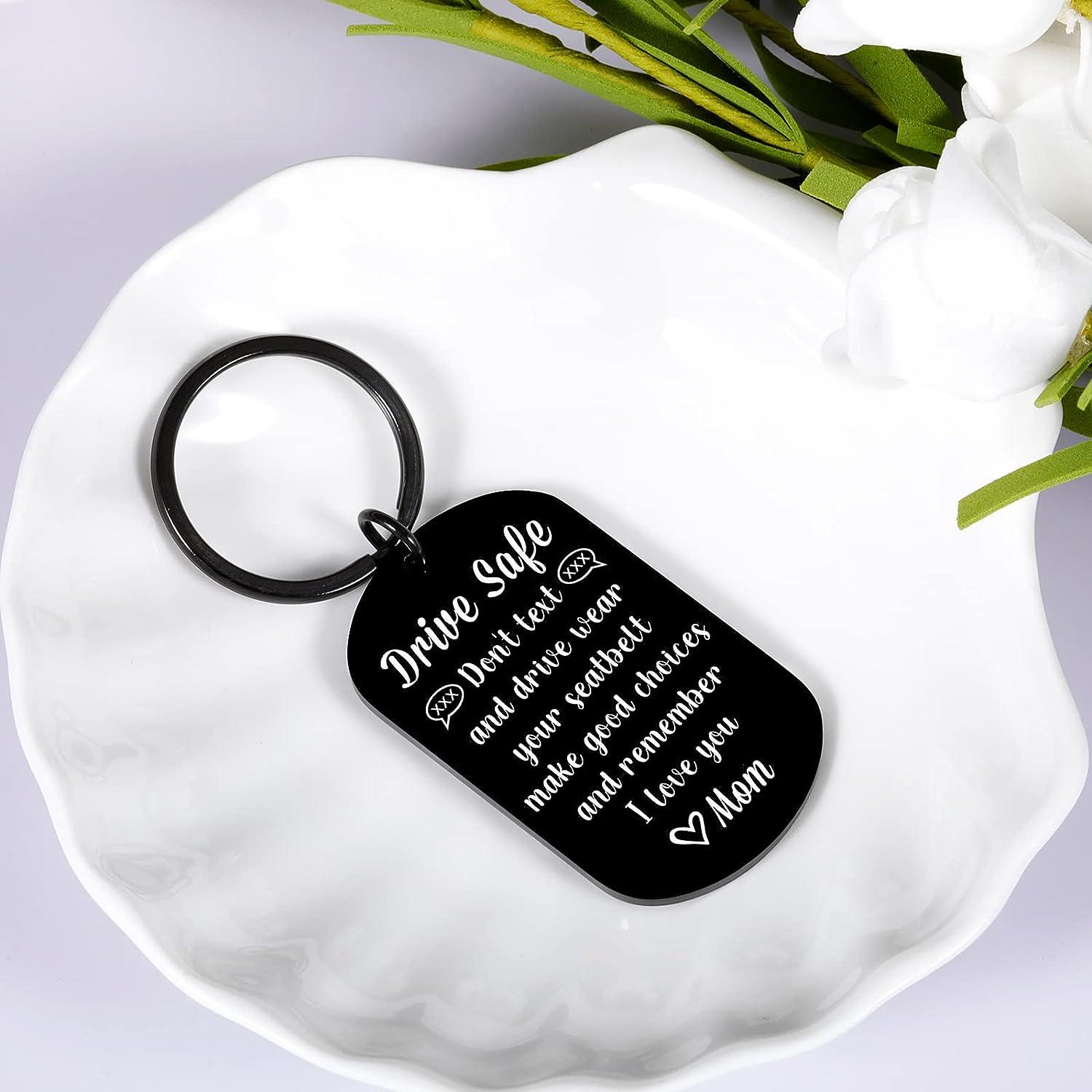 Valentines Day Chirstmas Stocking Stuffers for Teens Boys Girls Birthday  Graduation Gift Ideas Drive Safe Keychain for New Driver Sweet 16 18 21st  Gifts for Girls Boys Son Daughter Gifts from Mom