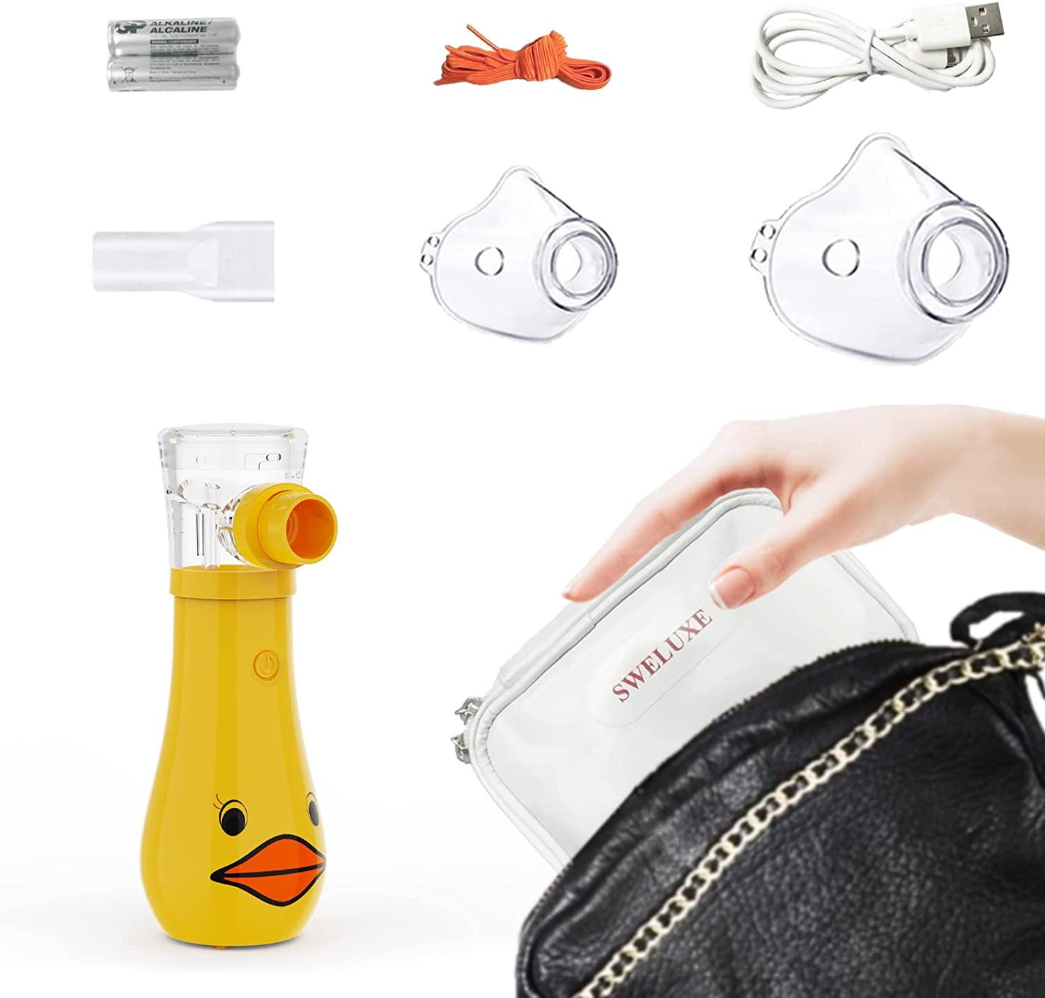 Sweluxe Portable Nebulizer for Kids, Babies, and Adults Handheld