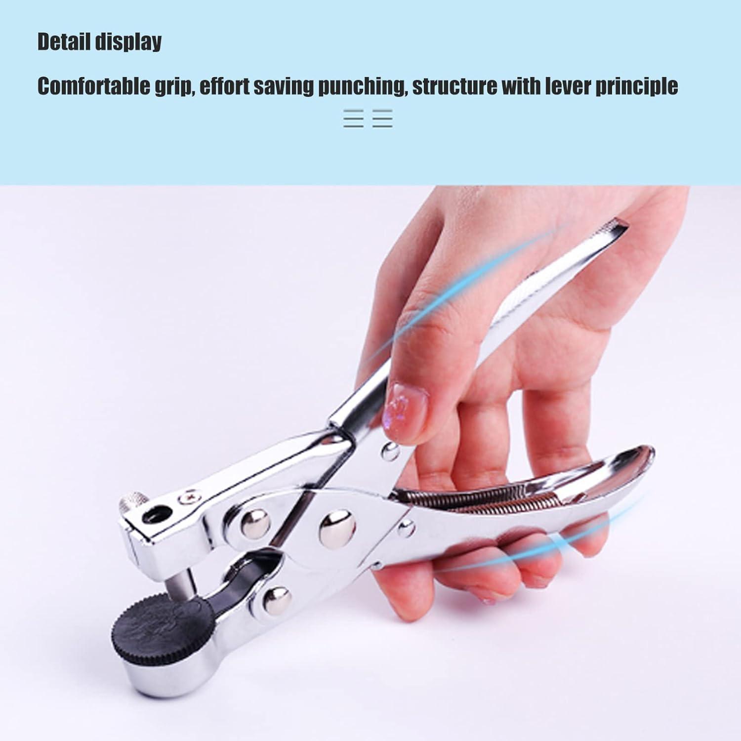 Zofly Heavy-Duty Slot Punch, Handheld Badge Hole Puncher, Alle Metalen ID-kaart Puncher, Slotting Punch Tool voor PVC ID-kaart, Bagage tag, Naam Tag en Badge Houder