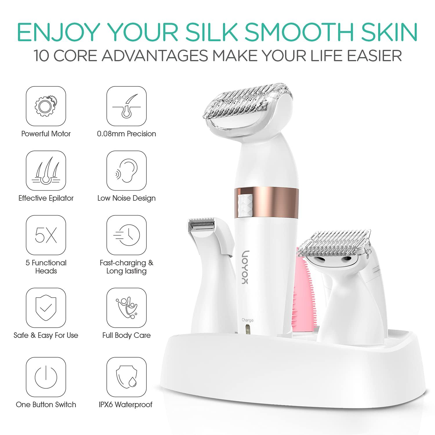 Electric Lady Shaver For Women Wet & Dry 5 In 1 Bikini - View #10