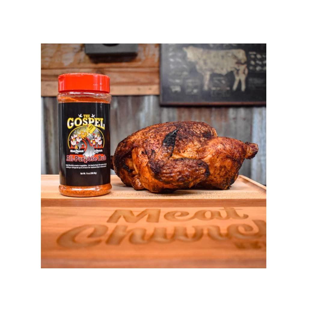 Meat Church BBQ Rub Combo Honey Hog (14 oz) and The Gospel (14 oz) BBQ
