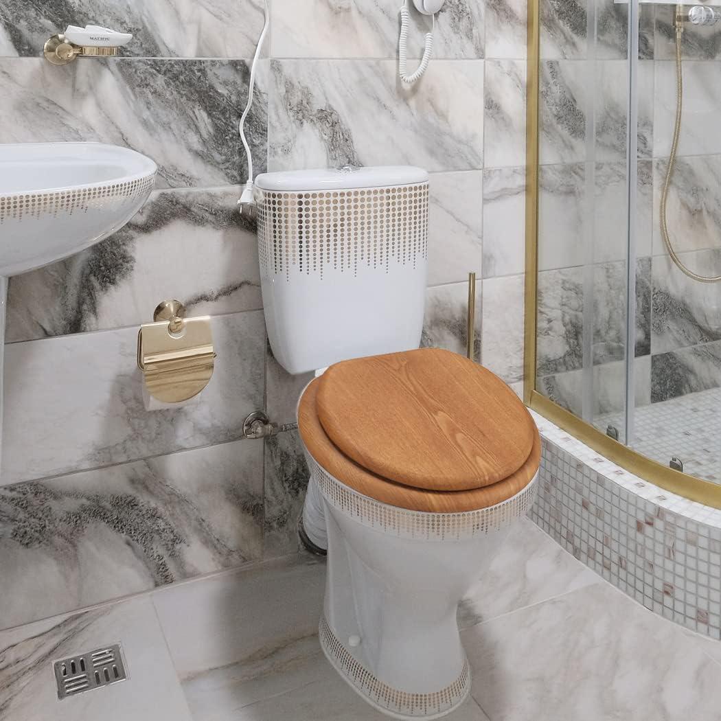 Wooden wc hot sale seat