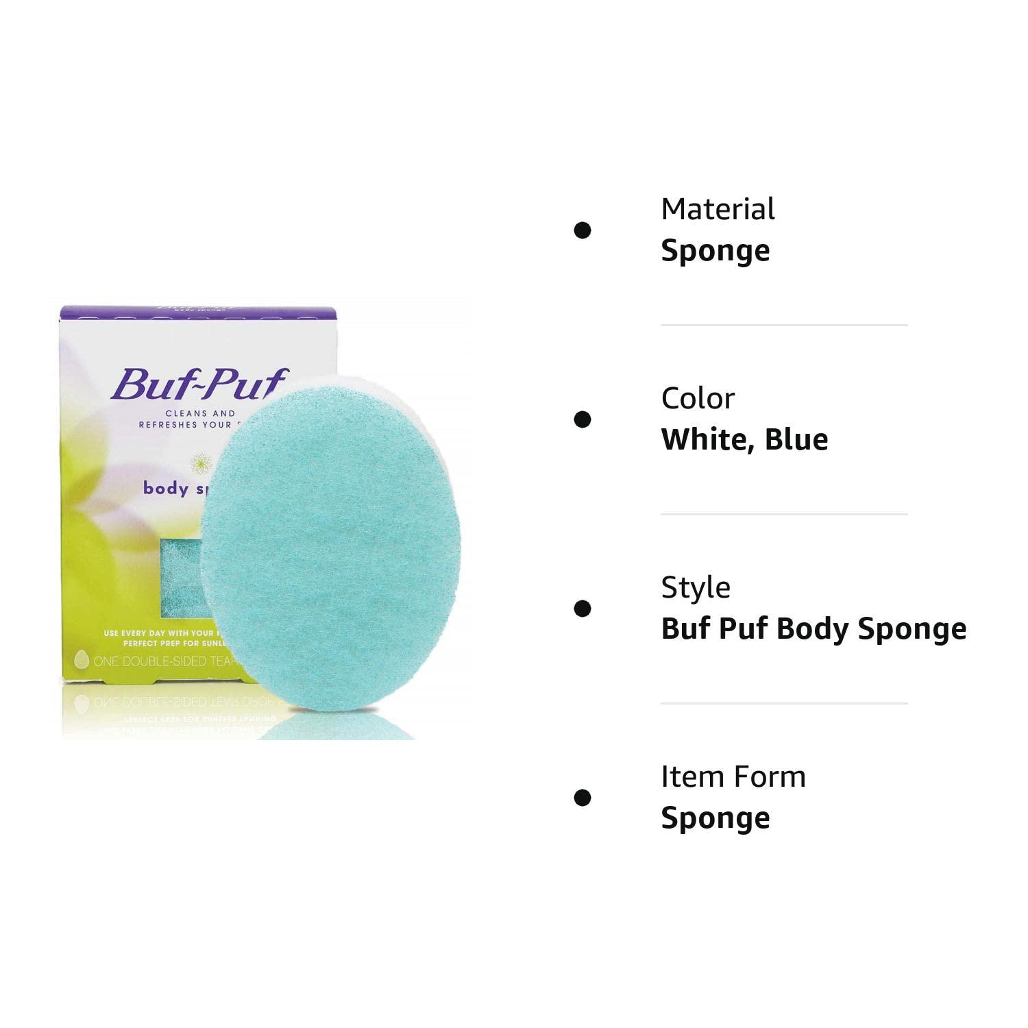 Buf Puf Body Sponge, Bath Sponge, Dermatologist Developed, Cleanses