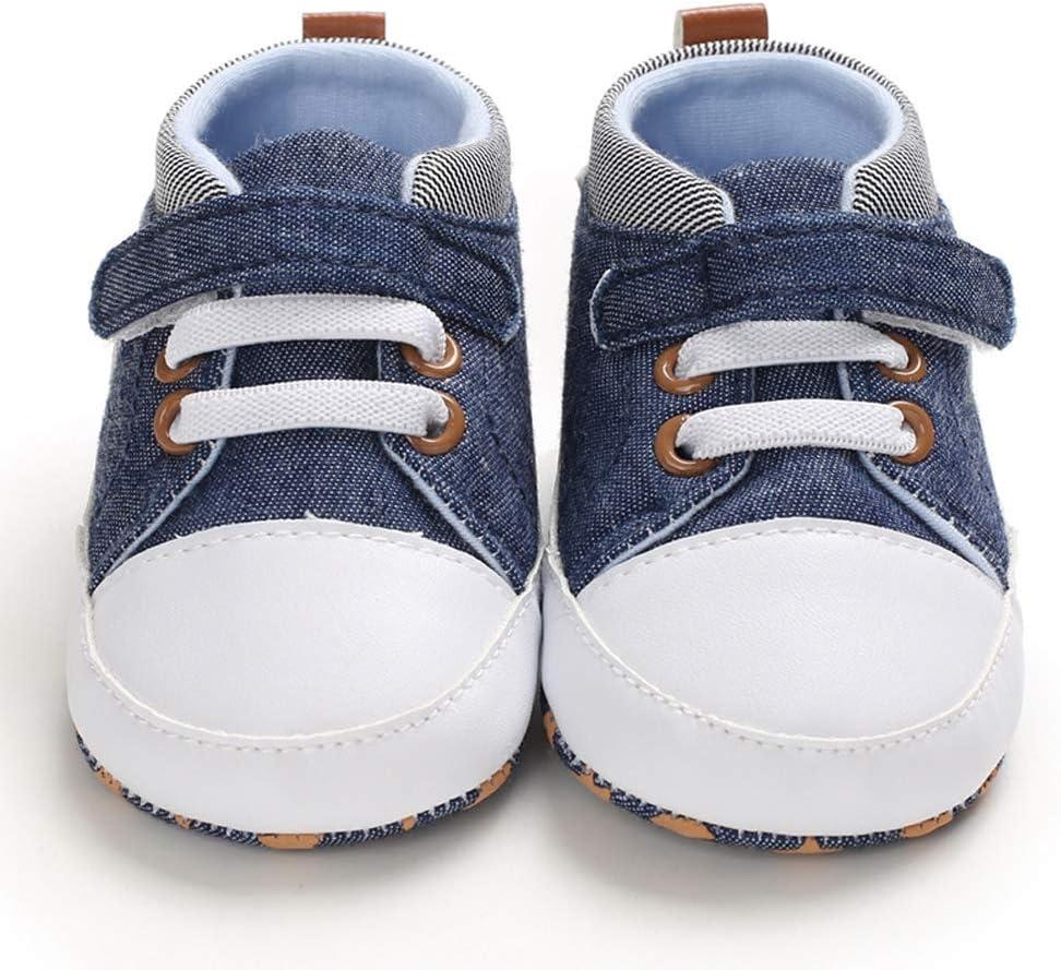 MASOCIO Baby Boy First Walking Shoes Soft Sole Anti-Slip Infant